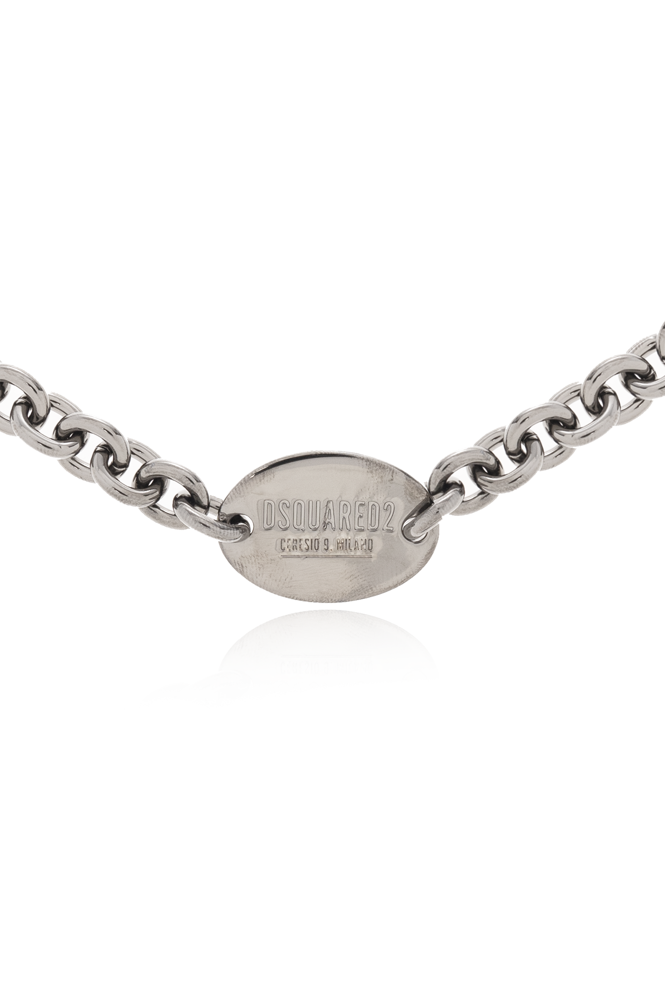 【送料&関税込】Dsquared2 Silver l Necklace Dsquared2 Silver Metal Necklace | italist